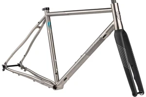 All-City Ti Cosmic Stallion Frameset - Raw Titanium - 49cm  - Picture 1 of 4