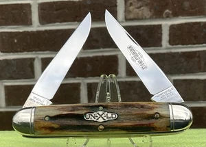 Great Eastern Cutlery GEC Cuban Muskrat Shielded Burnt Stag…2008…538208M LTD ED - Picture 1 of 5