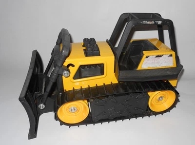 Bulldozer Tonka amarillo y negro juguete 1999 Hasbro M 7461 longitud 12" Foto 1 de 4