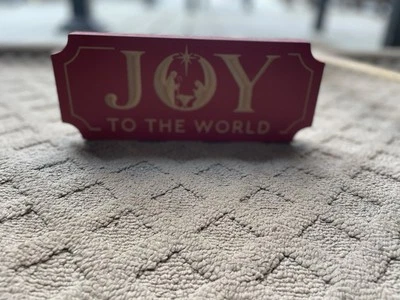 Decoración de mesa Joy To the World ornamentada Foto 1 de 4