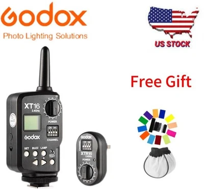 US Godox XT-16 Flash Trigger Kit For 2.4G X System Photography Studio Strobe - Image 1 of 4