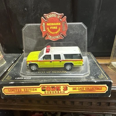 Code 3 Diecast GMC Suburban Newark F.D Scale  1:64 - Image 1 of 4
