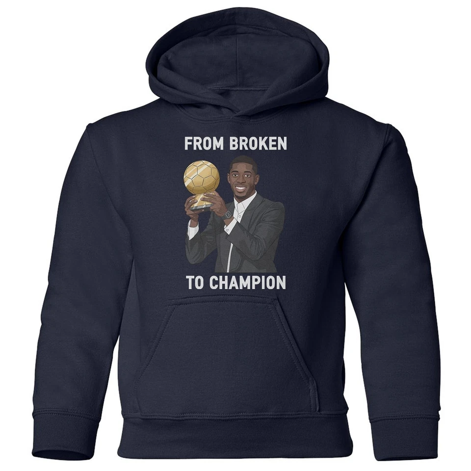 Sudadera con Capucha From Broken To Champion Dembele Golden Award Tribute Juvenil Foto 1 de 1