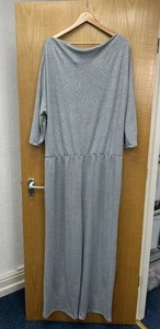 Kim & Co Size 3XL Jumpsuit Womens Stretch Evening Wide Leg Jersey Occasion New - Picture 1 of 11