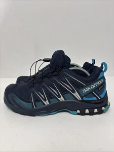 Salomon Wanderschuhe Herren 9,5 blau XA Pro 3D Grip Outdoor 145464 -braucht Einlegesohlen - Bild 1 von 24