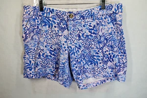 Lilly Pulitzer Women’s Size 12 36X6 Seashells Beach Casual Jayne Knit Shorts - Picture 1 of 9