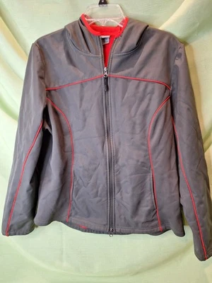 #605 Champion C9 Gray Fleece Lined Jacket Hoodie Activewear Water Resistant S XL - Image 1 of 4