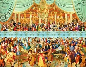 PUZZLE SUNSOUT "18TH CENTURY HISTORY" 1000 + LARGE PIECES 27" X 35" - Picture 1 of 1