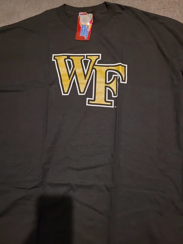 Men XXL Wake Forest Demon Deacons T-Shirt Cotton Team Edition Cover