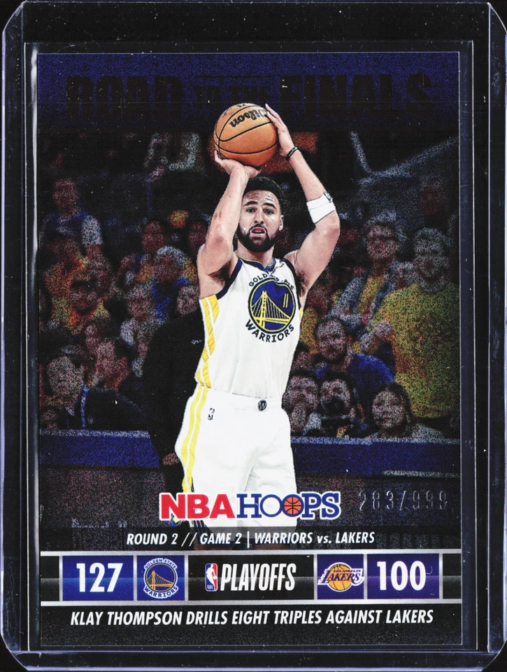 2023-24 Hoops #13 Klay Thompson Road to the Finals Second Round #/999 - Image 1 of 2