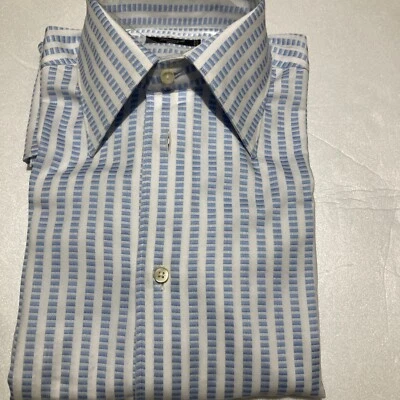 camicia cotone giampaolo con polsino per gemelli/bottoni collo a punta - Immagine 1 di 4