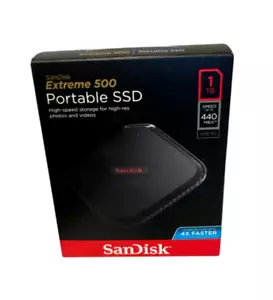 SanDisk Extreme 500 Portable SSD 1TB SDSSDEXT-1T00-G25 - Picture 1 of 2