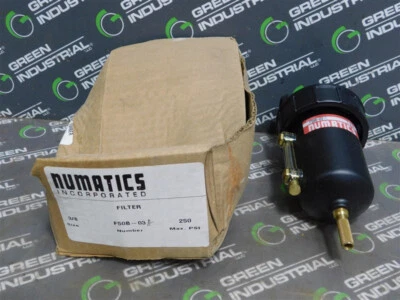 NEW Numatics F50B-03A High Flow Air Filter 3/8" Port 250 Max. PSI - Image 1 of 4