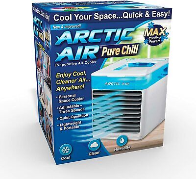 Arctic Air Pure Chill Evaporative Ultra Portable Cooler With 3-Speed Air Vent • 29.99$