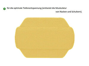 Yellow Neck Pad Safety Insert 12 5/8x8 11/16in - PVC Foam