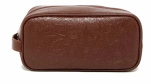 Robert Graham, Herren Kulturbeutel Travel Shave Kunstleder Paisley | Braun - Bild 1 von 3