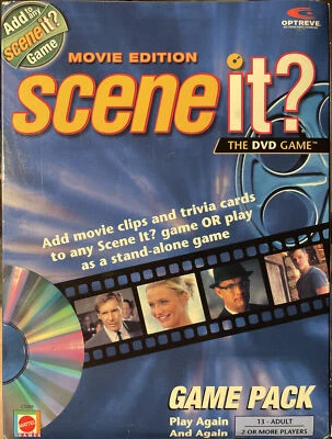 Scene It The DVD Game Movie Edition Game Pack / Trivia Cards *NEW & SEALED* - Image 1 of 2
