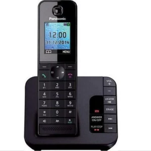 PANASONIC KX-TG8182EB Cordless Phone with Answering Machine - Single Handset - Picture 1 of 11