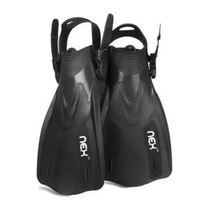 NEX Adjustable Snorkeling Diving Fin- Short Blade, Adjustable Flippers, Diving - Picture 1 of 12