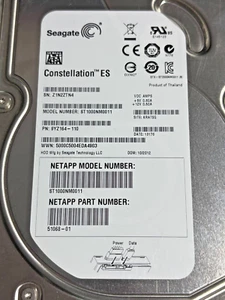 Seagate ST1000NM0011 1 To - 7 200 tr/min - 3 Gbit/s - Disque dur SATA -- PN 9YZ164-110 - Photo 1/1