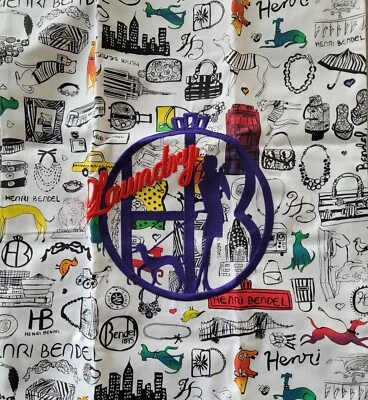 HTF VTG Henri Bendel Canvas 17 X 20" Laundry Travel Bag Case Organizer FREEUSHIP - Image 1 of 4