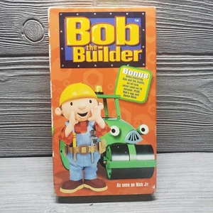 Bob the Builder Egg Spoon Race / The Goolie VHS RARE Yellow Tape - Picture 1 of 6