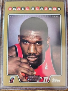 2008-09 Topps Greg Oden Gold 1936/2008 SP #165 Portland Trail Blazers