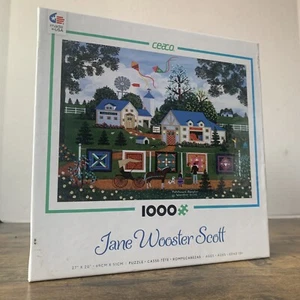 Patchwork Sampler By Jane Wooster Scott 1000 Piece Jigsaw Puzzle Made In USA NEW - Picture 1 of 7