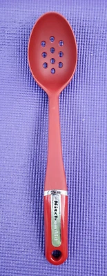 KitchenAid Empire Red Gourmet PIERCED Spoon HEAT RESISTANT - Image 1 of 4
