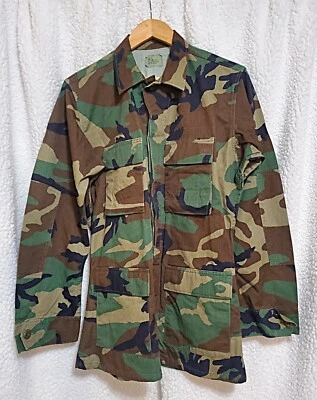 Mens Air Force Woodland camo utility coat size S/L - Image 1 of 2
