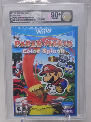 Paper Mario: Color Splash Nintendo Wii VGA 90 NM+/MT Gold UAE - Image 1 of 2
