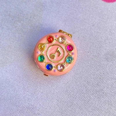 925 Sterling Silver Anime Magical Doremi Ojamajo Doremi Rhythm Tap Locket Charm - Image 1 of 4