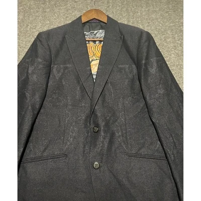 Robert Graham Blazer Deportivo Hombre Tigre Caza Forrado Talla 40 Lana Mezcla Algodón Foto 1 de 4