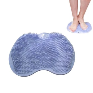 Shower Foot & Back Scrubber, Wall Mounted Massage Pad, Silicone Bath Massage ... - Picture 1 of 7