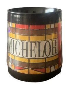 Taza térmica vintage Michelob diseño vitral cerveza - Imagen 1 de 10