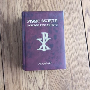 Pismo Swiete Nowego Testamentu Polish Bible Burgundy - Picture 1 of 14