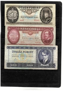 hungary 1983/1990. Lot banknotes to 500 Ft circulated - Picture 1 of 2