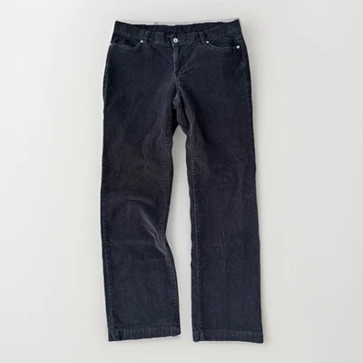 Columbia Womens Black Corduroy Pants Size 10 Straight Leg  - Image 1 of 4