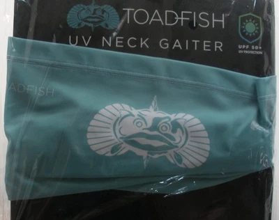 Bandana polaina cuello pez sapo bufanda cubierta facial sombrero forro gorro verde azulado poliéster Foto 1 de 3