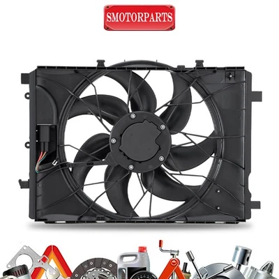 New Radiator Cooling Fan Assembly For Mercedes-Benz E350 E400 C300 C350 SLK350 - Image 1 of 4