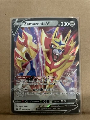 Pokemon- Zamazenta V SWSH: Sword & Shield Promo Cards #SWSH019 - Image 1 of 4