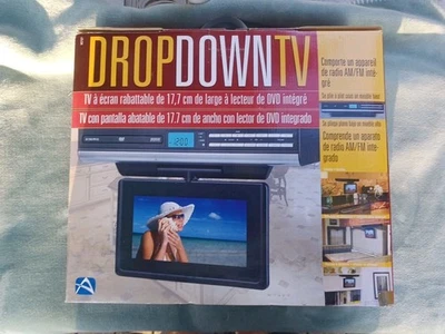Brand New Audiovox Space Saving 7-Inch LCD Drop Down TV & DVD Boat/Camper VE727 - Image 1 of 4