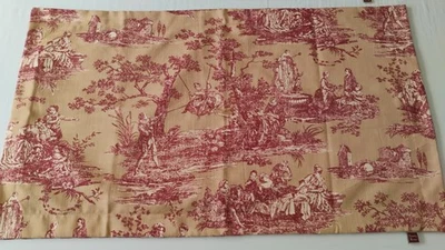 Дизайнерские королевские наволочки Sherry Kline туалет романтические викторианские бордовые желтые - Изображение 1 из 4