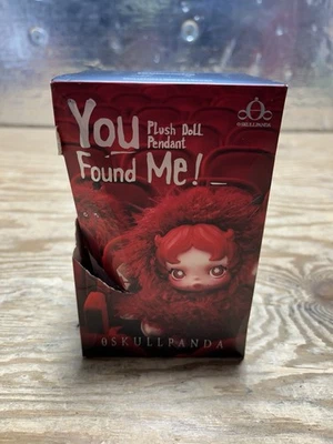 Pop Mart Calavera Panda Tú Me Encontraste Muñeca Peluche Colgante Caja Ciega Dañada Foto 1 de 4