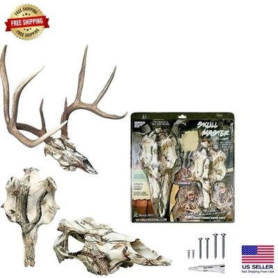 Realistic Snow Camo European Mount Kit - Fits All Sizes, Taxidermy Made Easy - Image 1 of 4