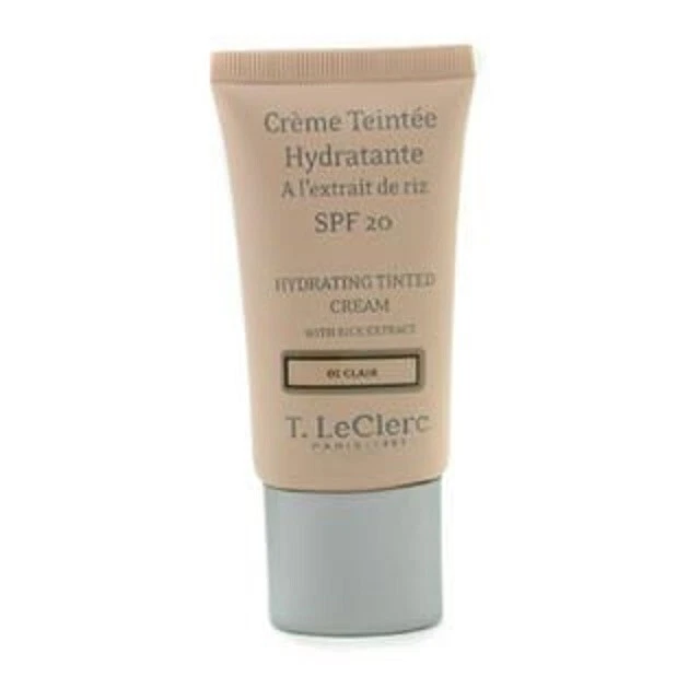 T LECLERC Creme Getönte Feuchtigkeitsspendende 01 Hell- A L Extrakt Reis SPF 20 - Bild 1 von 1