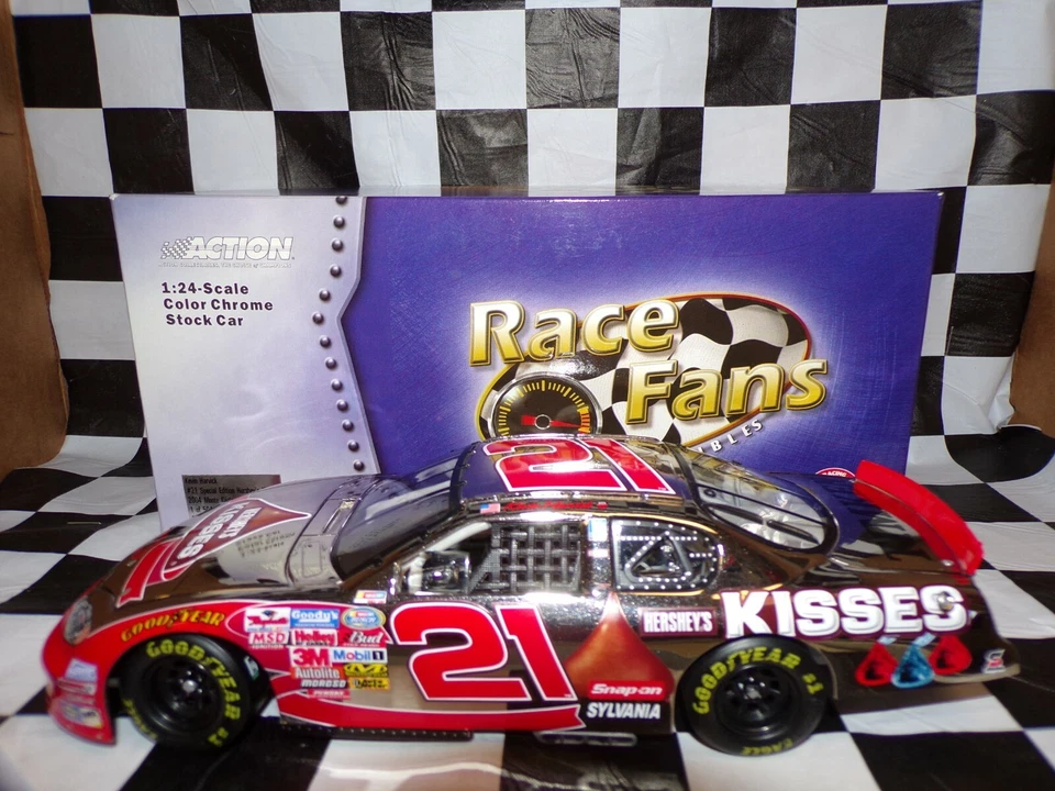 Kevin Harvick #21 Edizione Speciale Hershey's Baci 2004 1:24 Gara Tifosi 105910 - Immagine 1 di 4