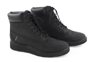 TIMBERLAND A15TM Women Boots EU40 UK7 Sensorflex Comfort System Leather Black - Picture 1 of 12
