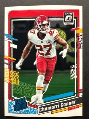 2023 Panini Donruss Optic - Chamarri Conner Rated Rookie No. 255 - KC Chiefs - Image 1 of 2