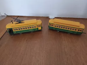 2 PC. Vintage #4 P.T.C. Carro, Yugoslavia AHM ATEST Z-75155/75202 verde amarillo - Imagen 1 de 10